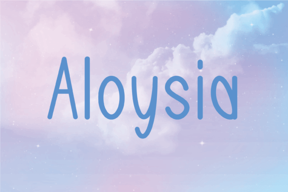 Aloysia: A Friendly Handwritten Font for Editorial Warmth