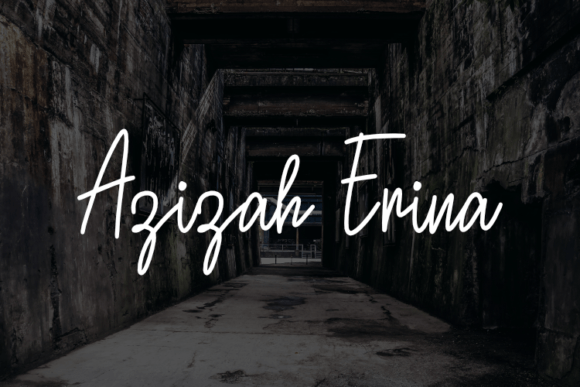 Azizah Erina: The Script Font That Makes Your Campaigns Instantly Recognizable