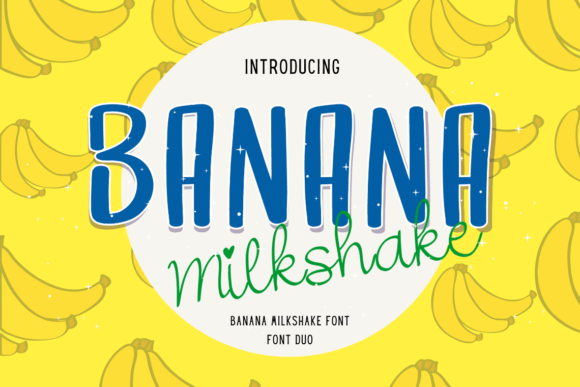 Banana Milkshake Font: Playful Script for Digital Branding