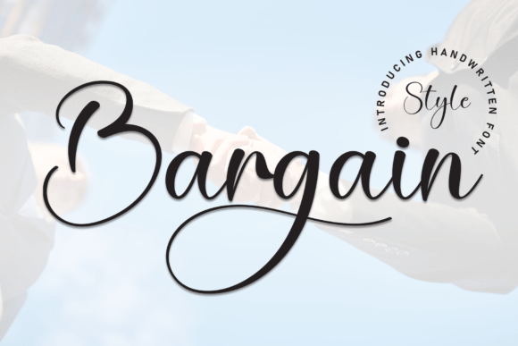 Bargain: An Elegant Script Font for Editorial Design