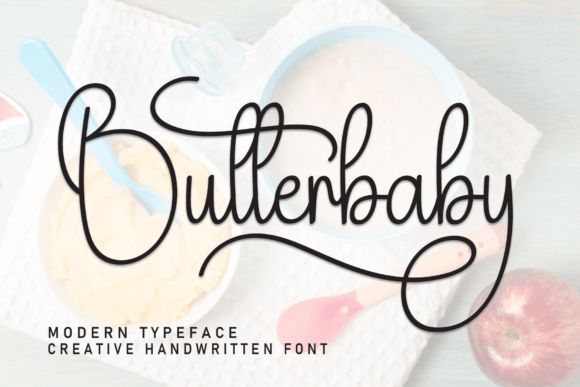 Butterbaby: A Friendly Handwritten Font for Warm Brand Identities
