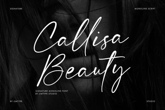 Callisa Beauty Font: A Script Typeface That Feels Like a Thoughtful Design Choice