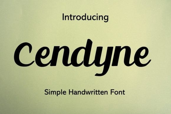 Cendyne: A Refined Script for Real Brand Work