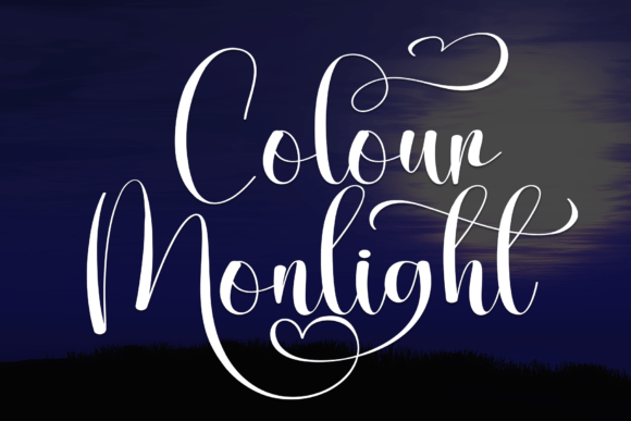 Colour Monlight: A Whimsical Handwritten Font for Digital Branding