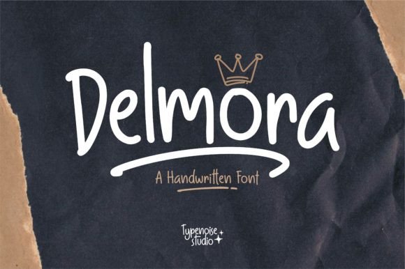 Delmora: A Handmade Script Font for Expressive Web Design