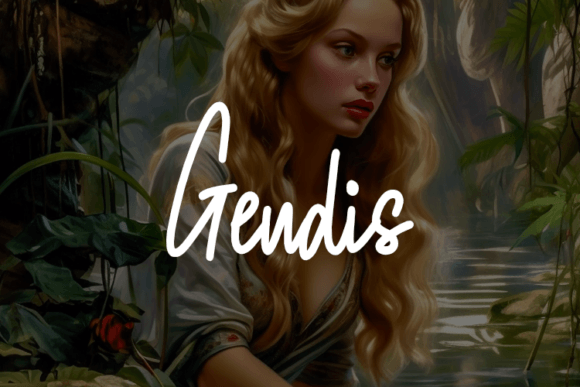 Gendis: A Script Font That Earns Its Space