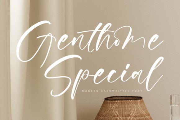 Genthome Special: A Script Font That Makes Your Brand Feel Thoughtful