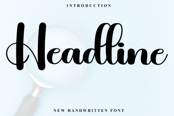 Headline Font: A Fresh, Handwritten Script for Brand Identity