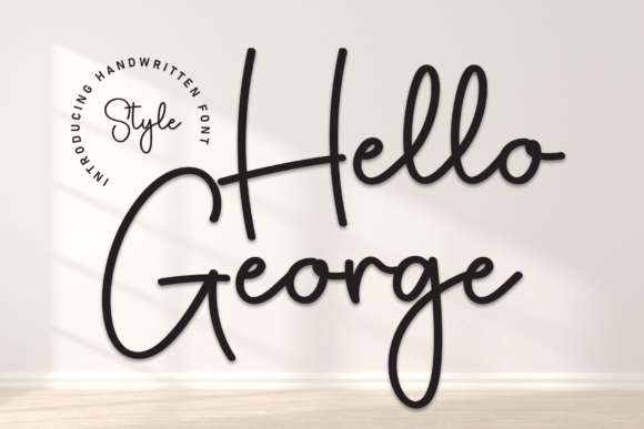 Hello George: A Handwritten Font for Warm, Trustworthy Web Design