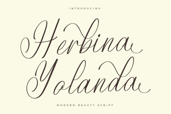 Herbina Yolanda: A Luxury Script Font That Elevates Real Branding