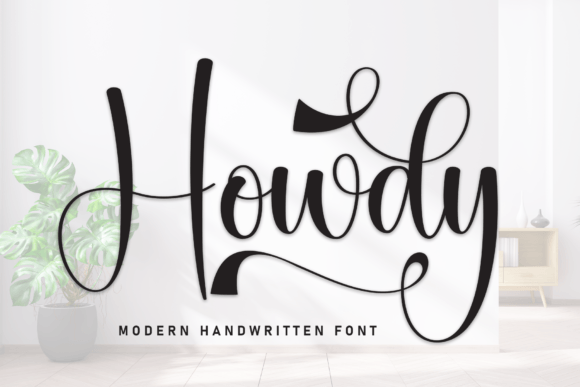 Howdy: A Handwritten Font That Feels Like Home