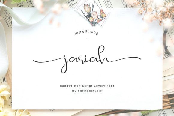 Jariah Handwritten Font for Crafters & Sellers