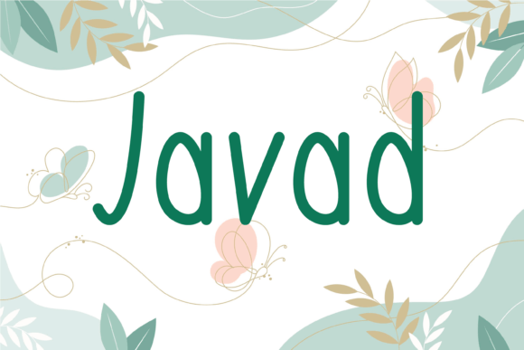 Javad: A Friendly Handwritten Font for Warm, Human Digital Experiences