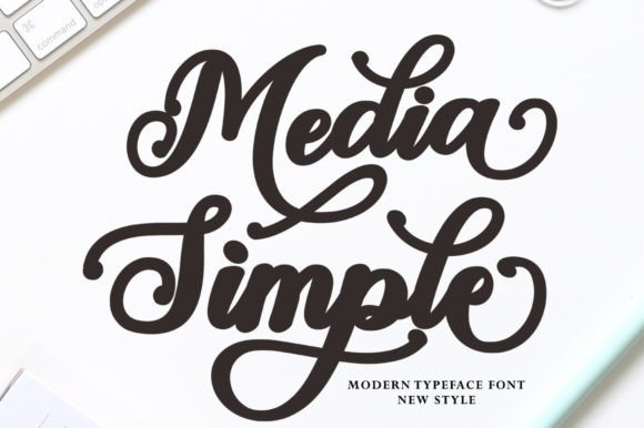 Media Sample: A Refined Script Font for Digital Branding