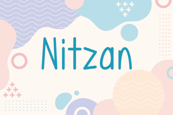Nitzan: A Friendly Handwritten Font for Campaign Headlines