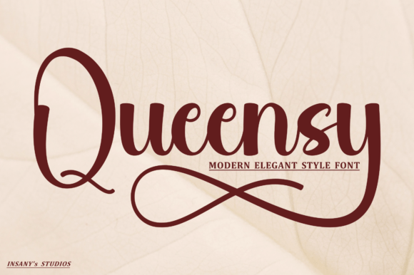 Queensy: A Script Font That Elevates Your Brand Instantly