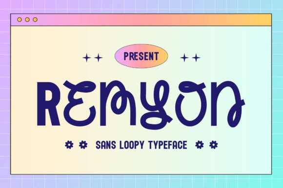 Remyon: A Playful Yet Polished Script Typeface for Thoughtful Design