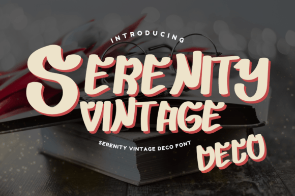 Serenity Vintage Deco: A Thoughtful Art Deco Script Font for Branding