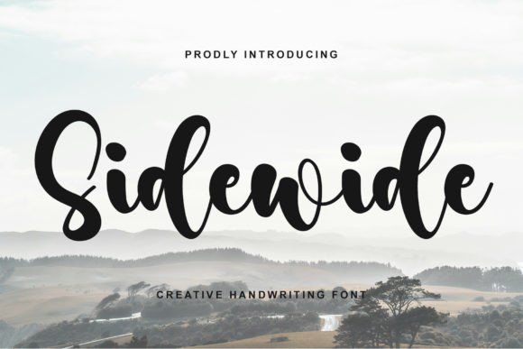 Sidewide: A Handwritten Font That Builds Trust and Charm