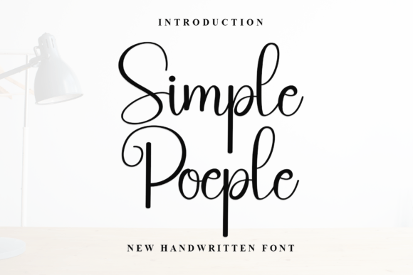 Simple Poeple: A Handwritten Font That Feels Like a Warm Conversation