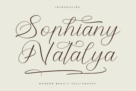 Sophiany Natalya: A Script Font That Breathes Grace Into Every Layout