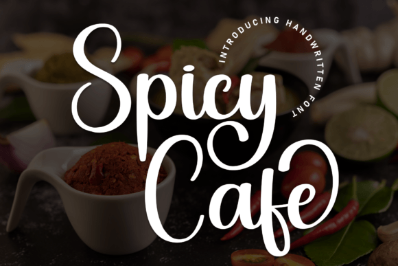 Spicy Cafe: A Script Font That Makes Your Campaign Stand Out