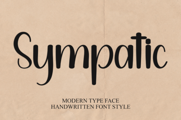Sympatic: A Refined Script Font for Editorial Charm