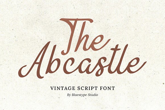 The Abcastle: A Vintage Script Font That Elevates Real Small Business Branding