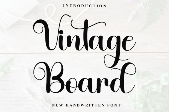Vintage Board: A Handwritten Font for Scroll-Stopping Brand Moments