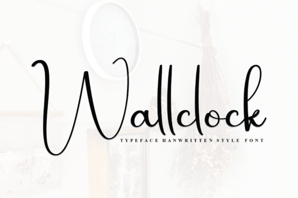 Wallclock: A Refined Script Font for Digital Brand Moments